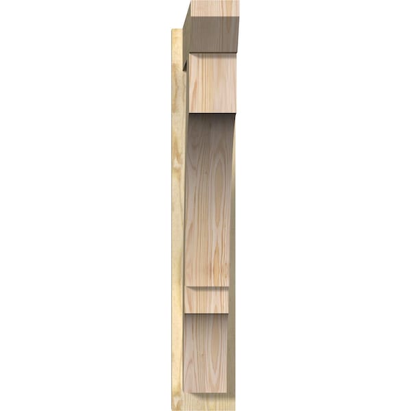 Balboa Slat Rough Sawn Outlooker, Douglas Fir, 6W X 24D X 36H